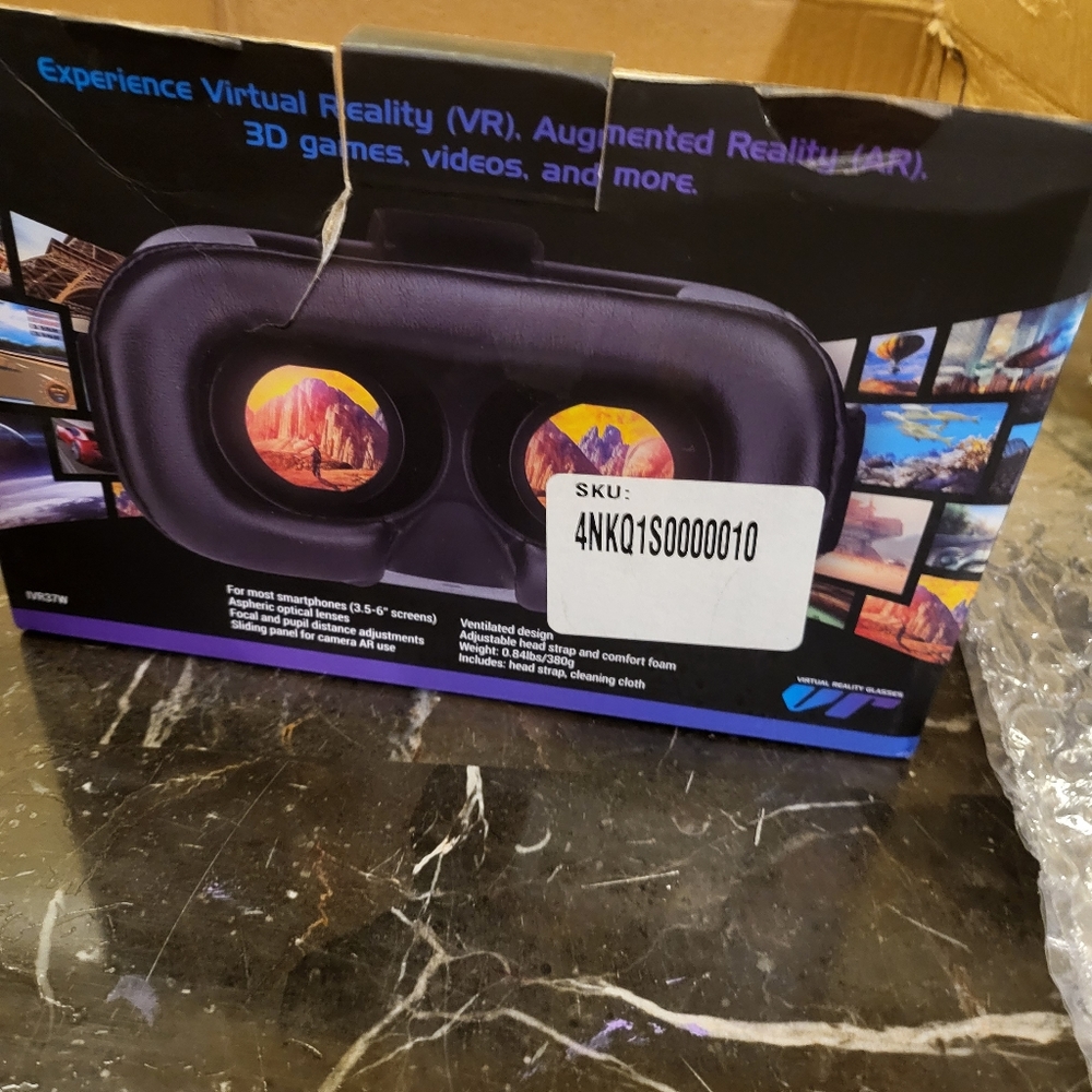 Virtual reality glasses
